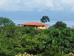 House looking out at the Gulfo Dulce